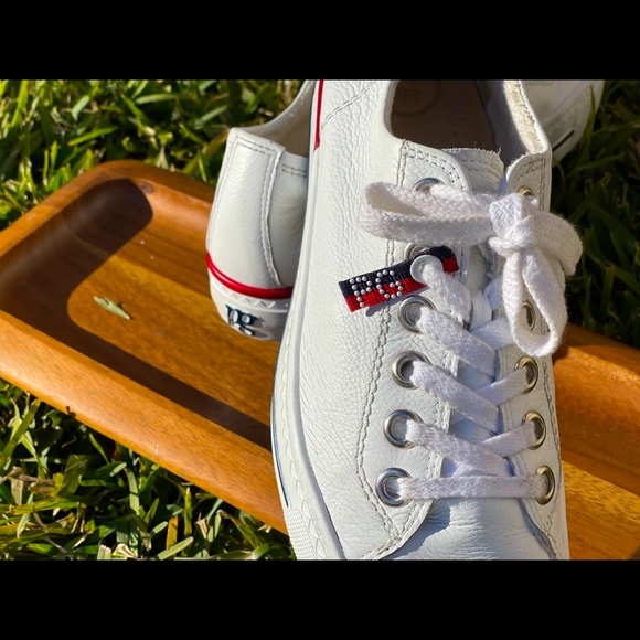 PAUL GREEN Carly White Leather low top sneakers size UK 3US 5.5 gently used